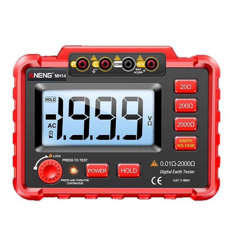 精度电工专用兆欧表绝缘电阻测试仪数字式电子数显接地电阻表