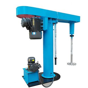 甄选现货速均质液压双轴搅拌分散机升降轴混合分散机实验用