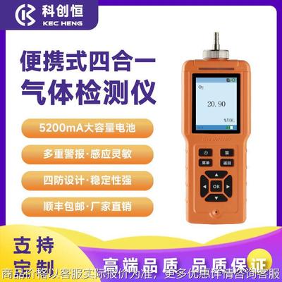 便携式一氧化碳气体检测仪二氧化碳氮气氢气氨气可燃气体检测
