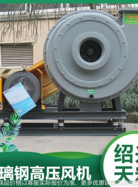 绍兴天宏玻璃钢离心风机 防爆高压离心风机BF9-19联轴器传动