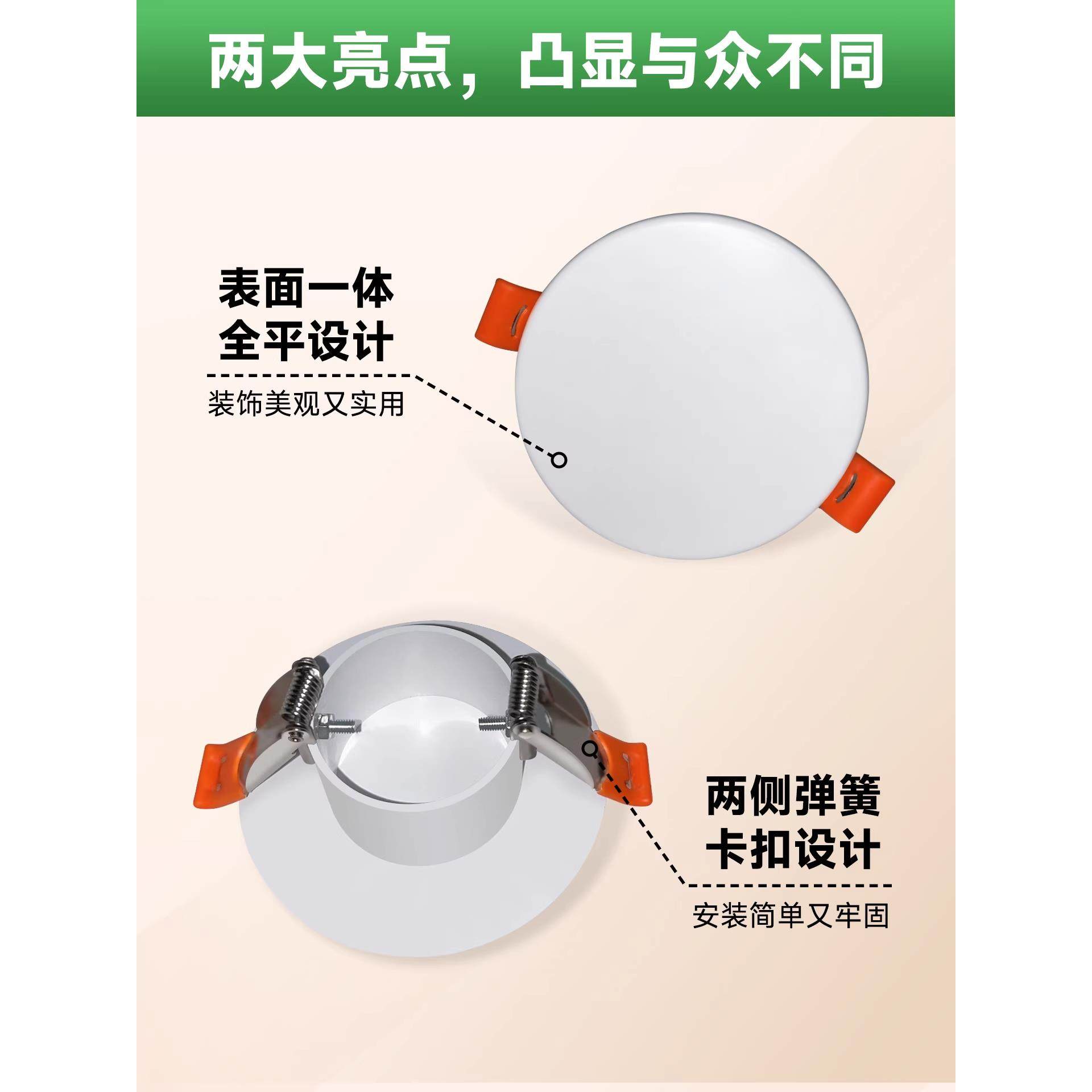 空调孔装饰盖空调口封堵墙洞孔洞堵塞器堵洞神器洞口遮丑圆孔美化