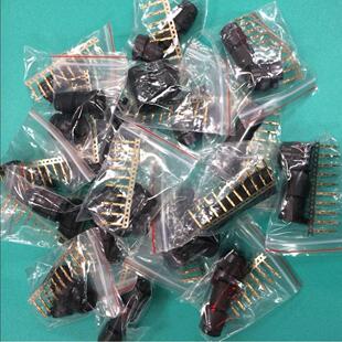 FANUC发那科编码器插头10芯伺服电机插头 刹车4芯 18-10S 22-22S