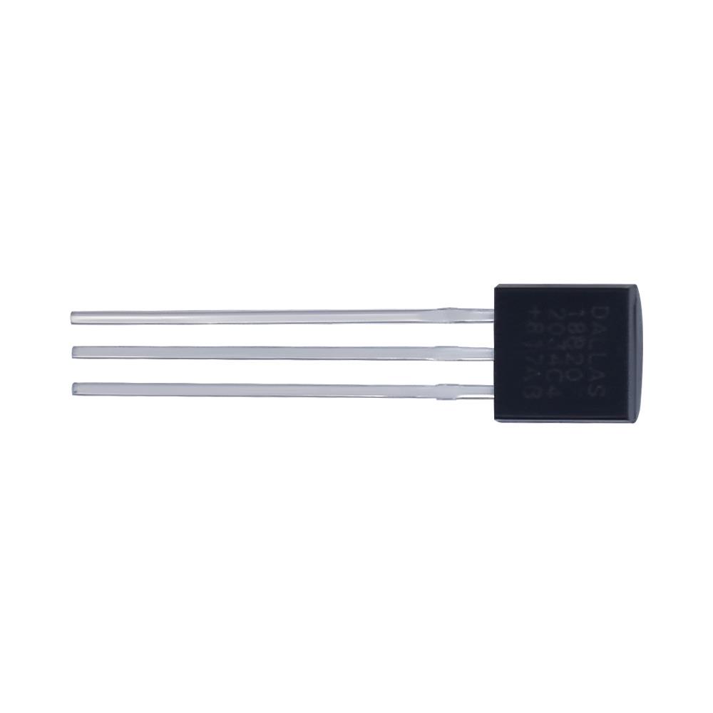 直插 DS18B20 芯片 可编程数字温度器/温度传感器 温度采集TO-92