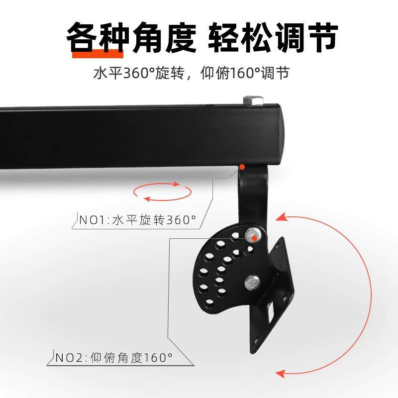 音箱挂架 加长加厚专业壁挂支架KTV舞台包房音响托架吊架旋转角度