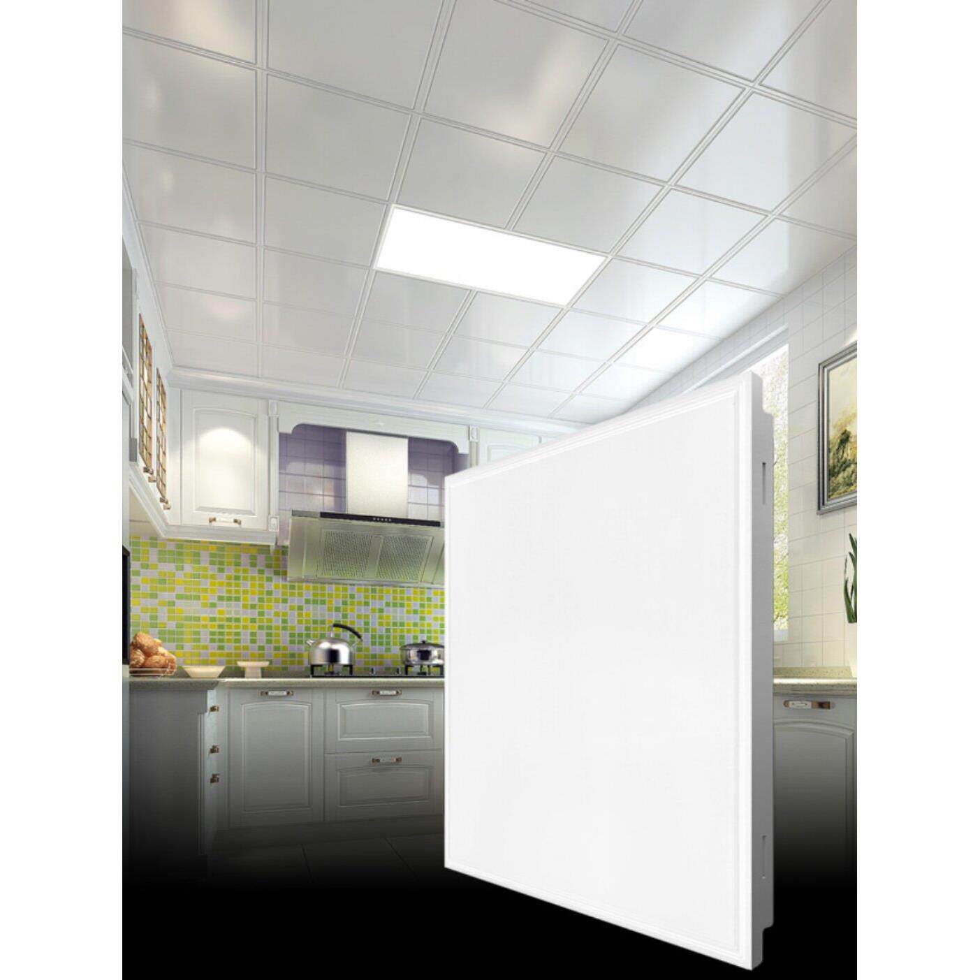 深圳集成吊顶铝扣板300 300 厨房卫生间天花板 纳米抗油污 包安装