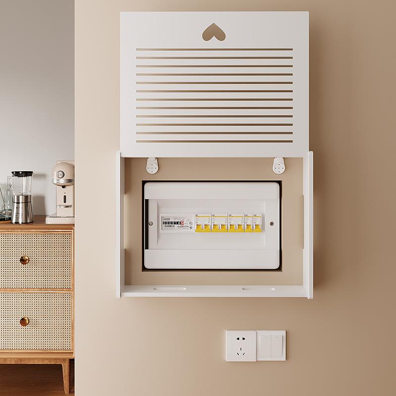 多媒体遮挡箱客厅无线 线路由器电表箱收纳盒壁挂免打孔装饰画 画