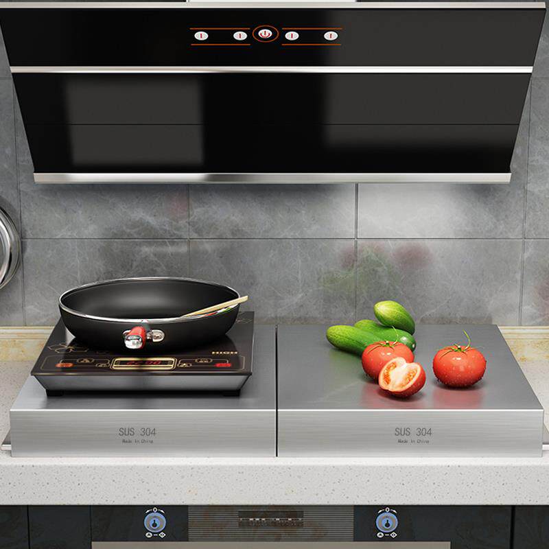 304不锈钢厨房置物架 灶台盖板罩家用电磁炉架子支架煤燃气灶底座