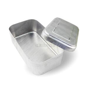 老式铝制饭盒 经典复古吕盒 长方形化验室用带盖盒 80后饭盒 铁盒