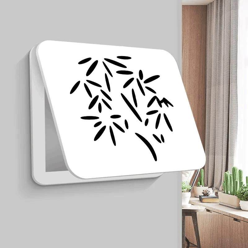 电表箱装饰画2025新薄款翻盖多媒体弱电箱遮挡电闸配电网线盒盖板