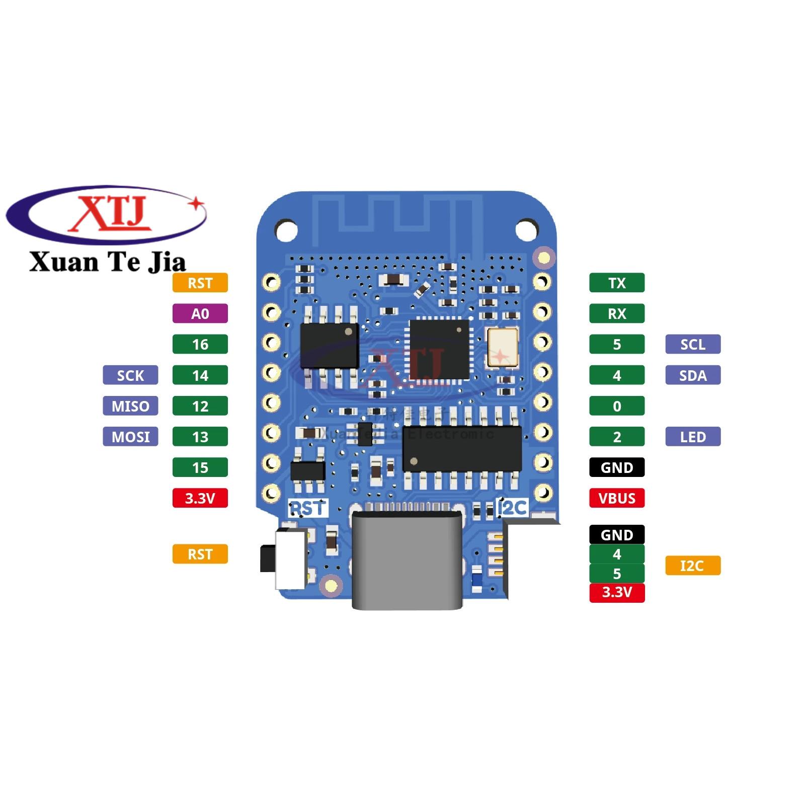 LOLIN D1 Mini V4.0.0 - ESP8266 4MB WIFI 开发板