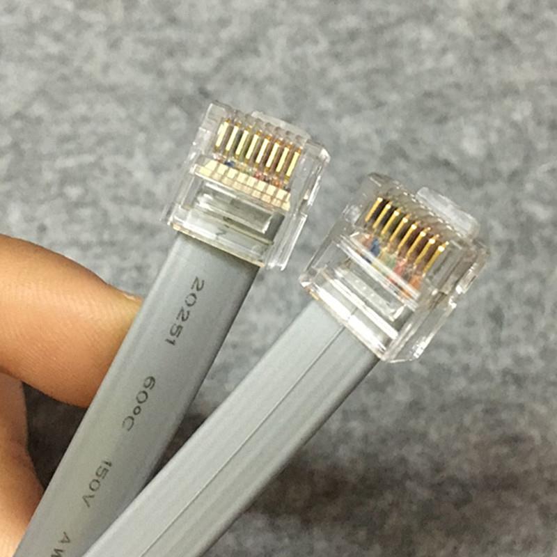 0.2米2米3米短成品网线超5五类网络跳线1米1m RJ45八芯扁平网线