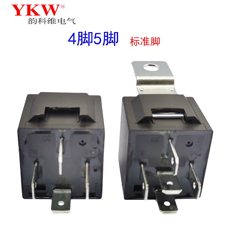 汽车继电器JD2912小牛中控大灯5v9V12v24v48v60v72v84v964脚40A80