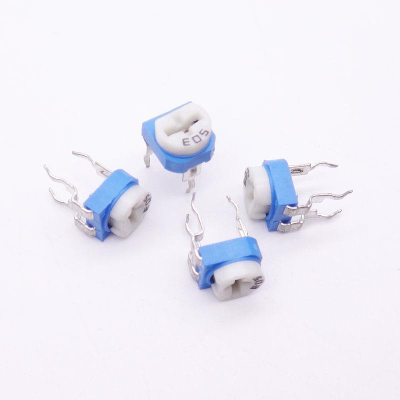 RM065 RM063蓝白可调电阻电位器10K/1/2K/1M/20/50/100欧102/103