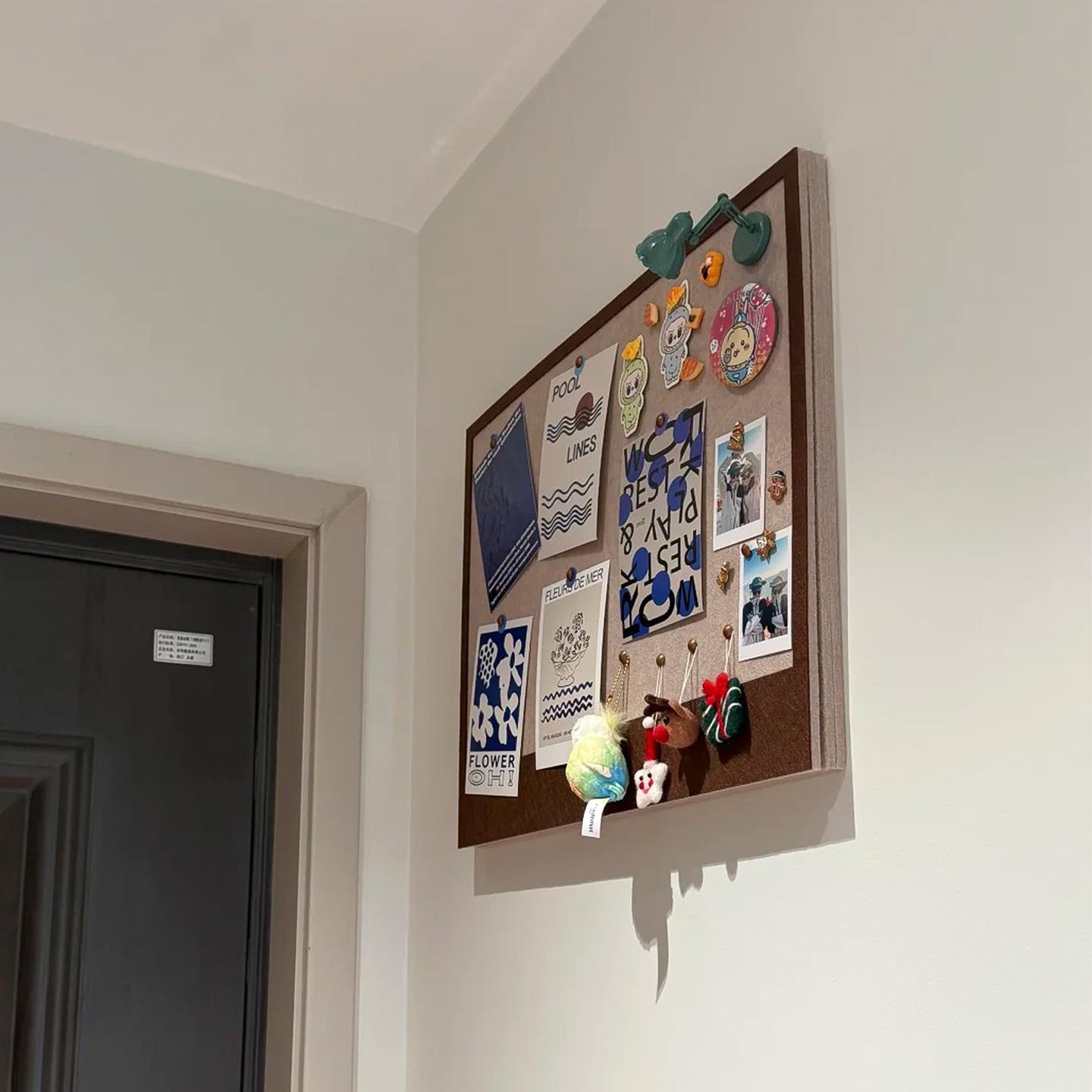 电表箱装饰画毛毡免打孔遮挡2025新款现代简约配电墙面创意照片墙