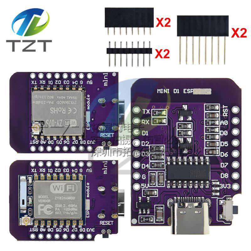 D1 MINI迷你版ESP8266开发板 串口无线WiFi 板载ESP-07/07S模块