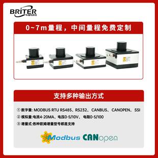 拉线式位移传感器高精度接触式直线拉绳编码器 闸门开度仪电子尺