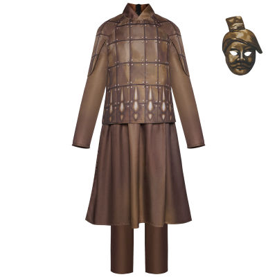 兵马俑cos服秦始皇陵兵马俑古装服饰同款cosplay角色扮演服装全套