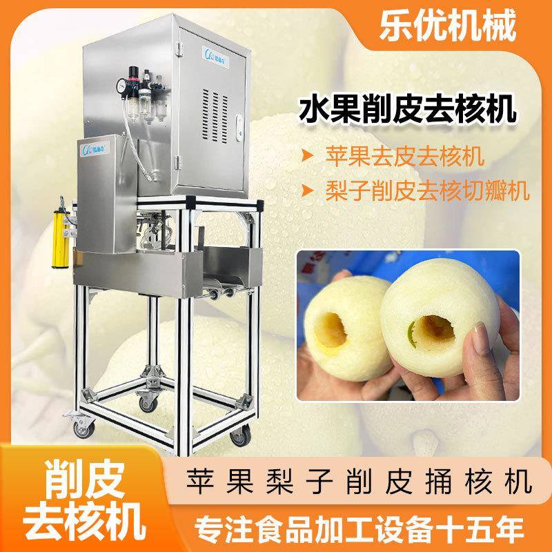 商用果园大型苹果去皮去核机切瓣机苹果削皮三合一全自动分半机