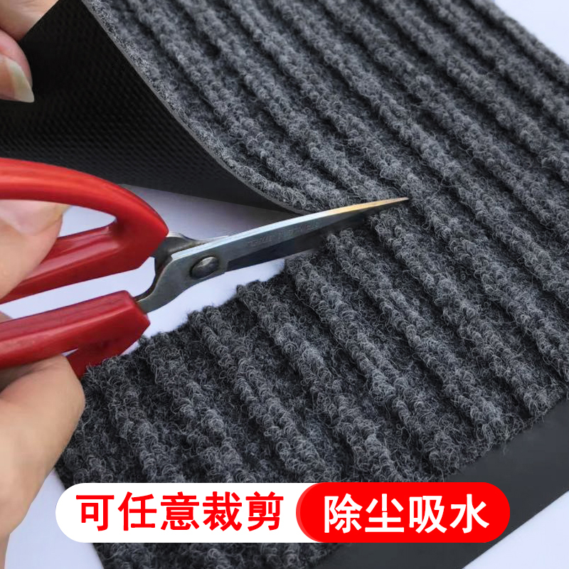 防滑进门地毯消毒垫幼儿园学校医院酒店入门口商用双条纹脚垫定制