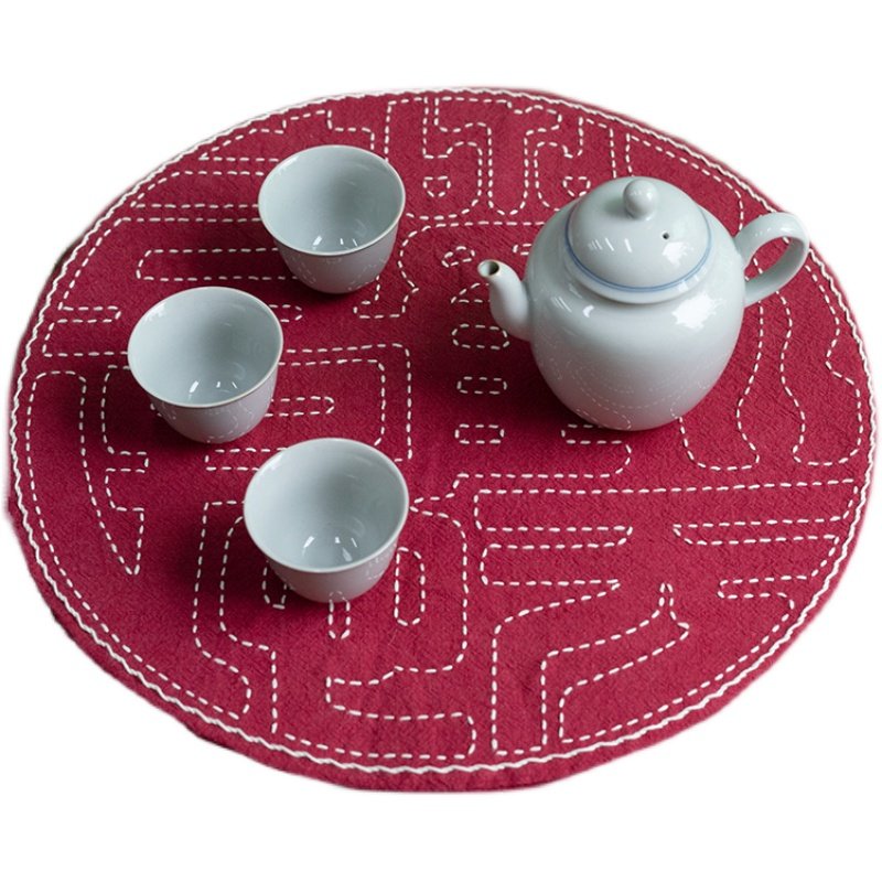 刺子绣材料包 欢天喜地自绣新手DI刺绣针线手工新年春节礼,居家布艺,缝纫DIY材料套装,淘宝优惠券,粉丝福利购,淘宝优惠卷