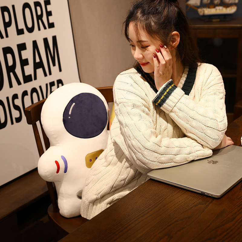 宇航员抱枕女生睡觉客厅沙发靠垫腰靠床上枕头靠背飘窗男生款儿童