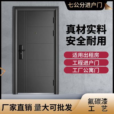 防盗门进户门家用钢质门入户门室内出租房门工程车库地下室门标门