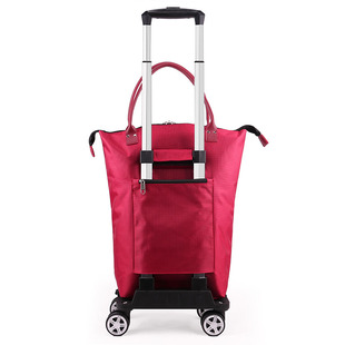 超轻便买菜车小拉车家用购物车小推车手拉车便携拉杆车折叠拆卸