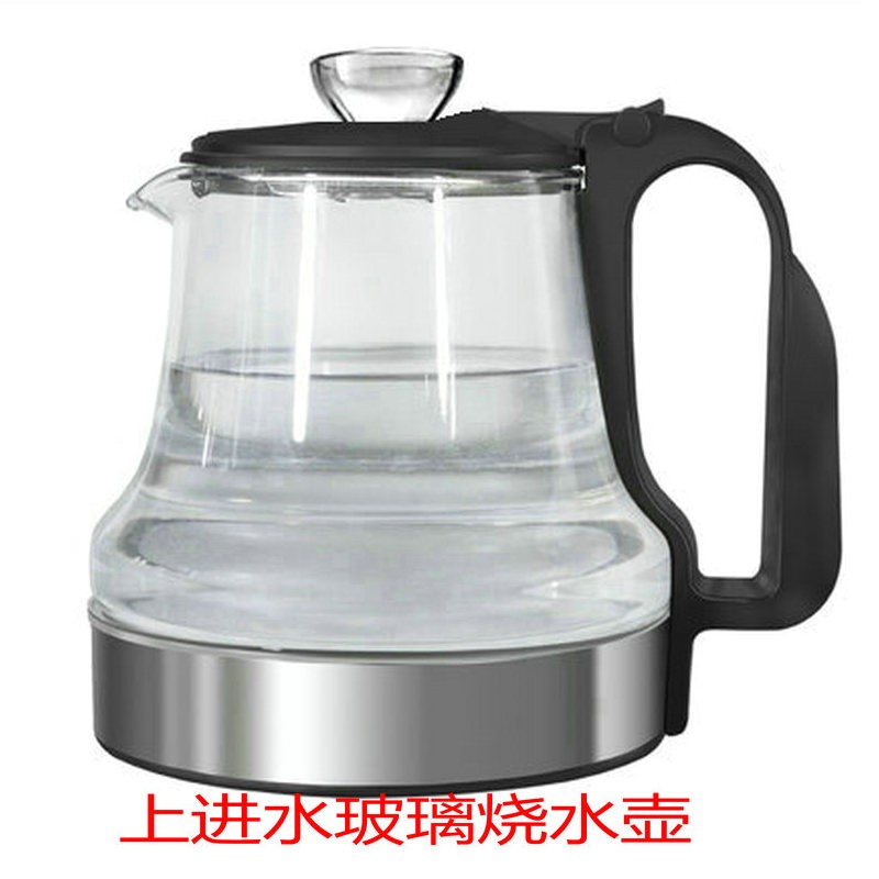 浪木茶吧机烧水壶配件饮水机加热壶品牌通用上进水玻璃烧水壶