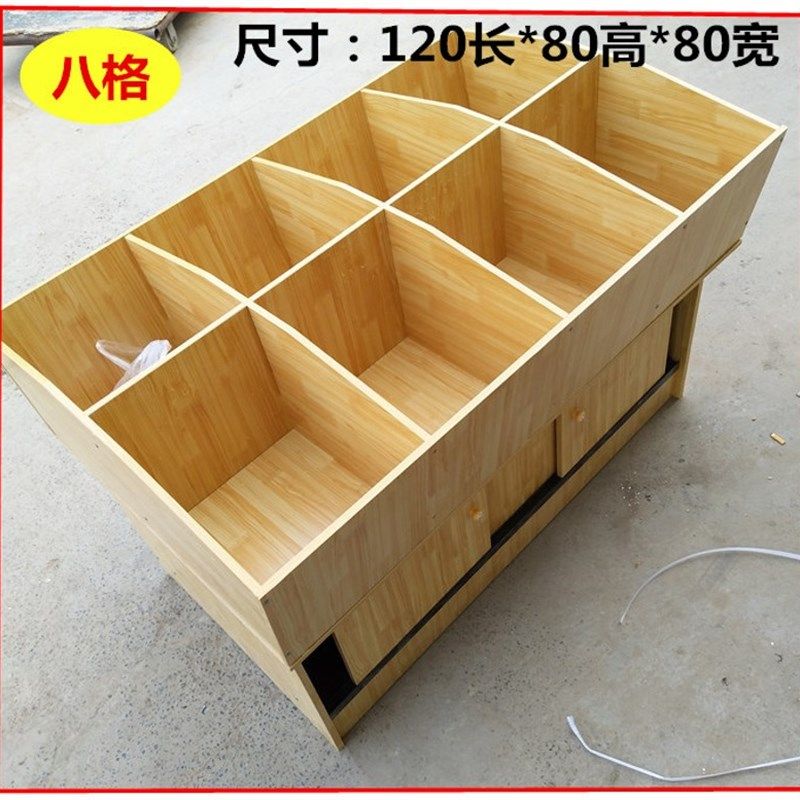 超市五谷杂粮干果展示柜木质货架粮桶斗零食粮食架子柜子