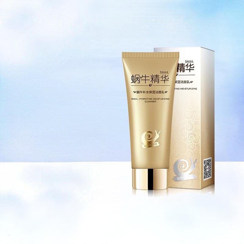 韩纪蜗牛原液保湿补水控油滋润深层清洁舒适柔润肌肤洗面奶洁面乳