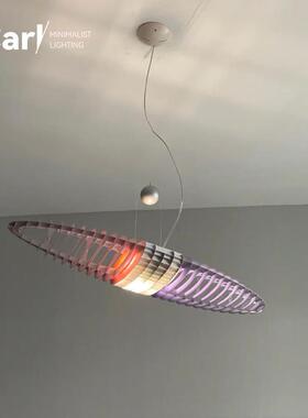 意大利Luceplan简约中古客厅餐厅吧台可升降吊灯设计师书房艺术灯