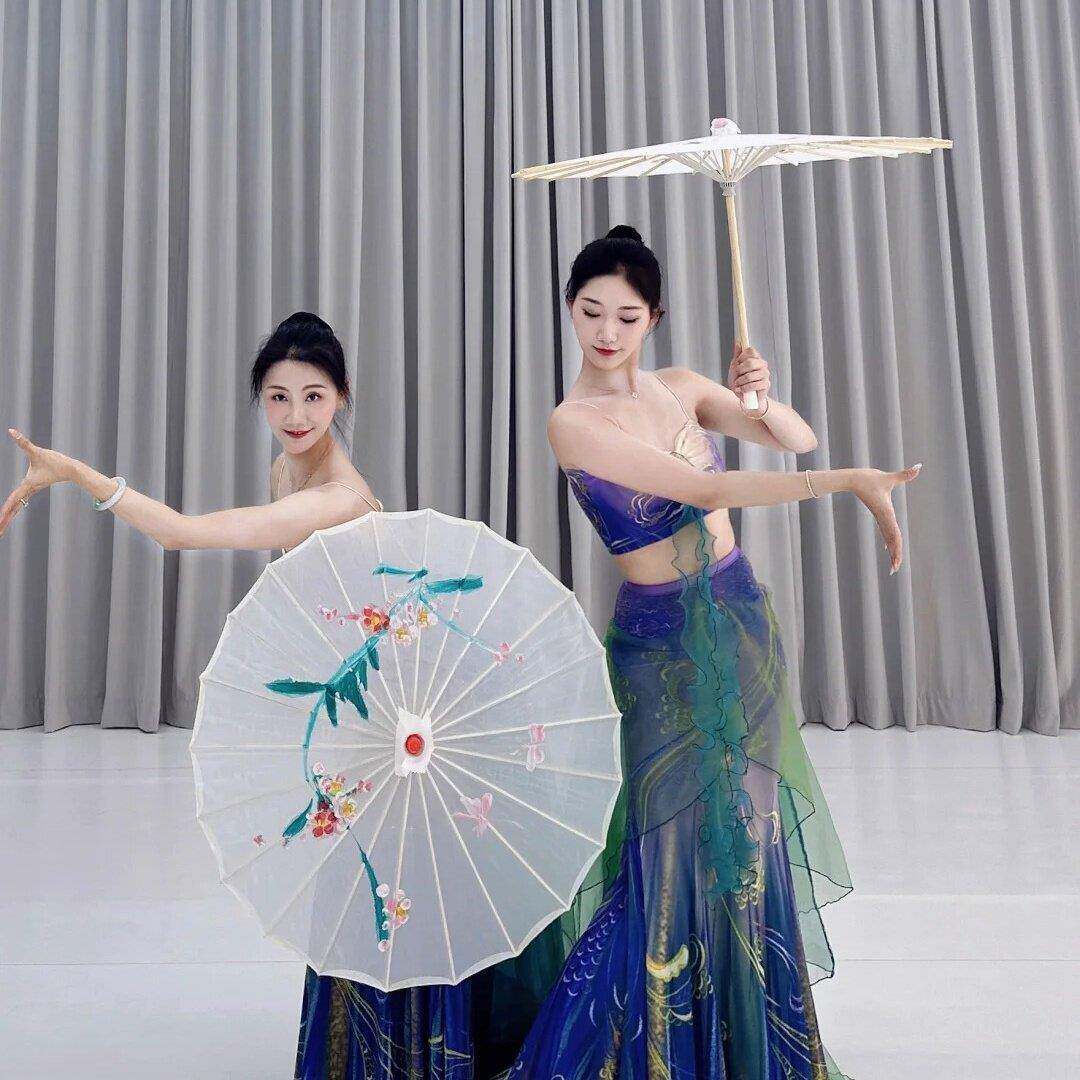 滇南映少舞蹈伞傣族古典舞蹈专用伞儿童成人旗袍跳舞表演出绸布伞