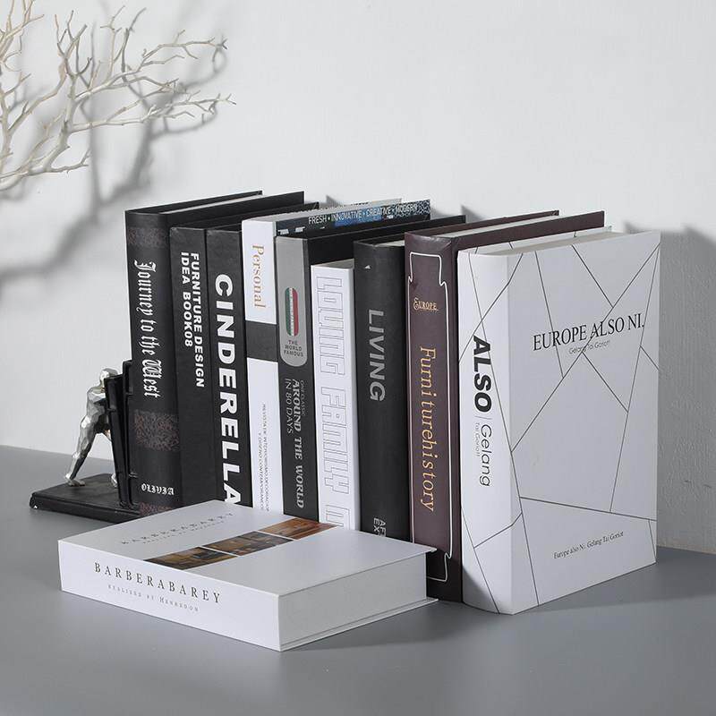 简约现代中式假书彷真书装饰品摆设创意家居客厅书套模型书本摆件