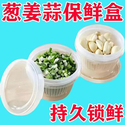 葱姜蒜保鲜盒葱花保鲜盒带盖子塑料饭盒冰箱密封家用水果葱姜蒜沥