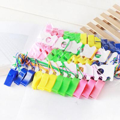 彩色塑料口哨小哨子体育裁判ok口哨助威用品球迷球赛加油助威口哨