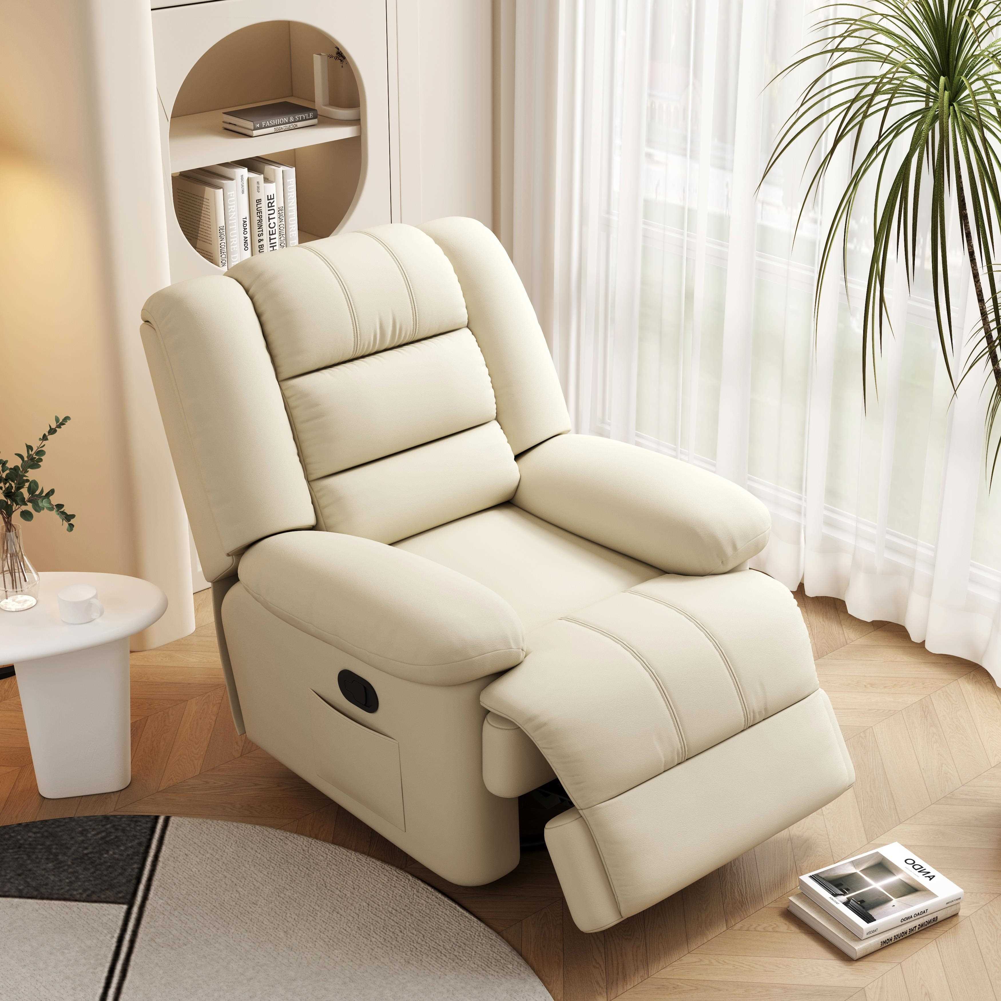 单人沙发懒人多功能电动按摩躺椅家用客厅休息区美甲店休闲摇摇椅