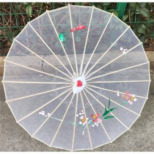 透明伞烟雨行舟舞蹈伞道具江南演出表演工艺伞民族傣族古典场舞伞