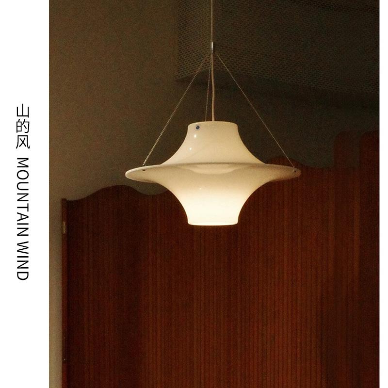 北欧Lokki海鸥中古餐厅吊灯法式复古书房创意客厅卧室吧台飞碟灯