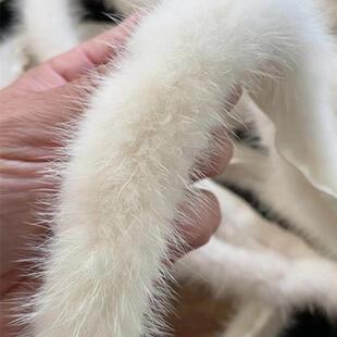 毛刷条辅料兔毛边条水貂狐狸毛毛绒条衣服领口袖口鞋口包边diy装