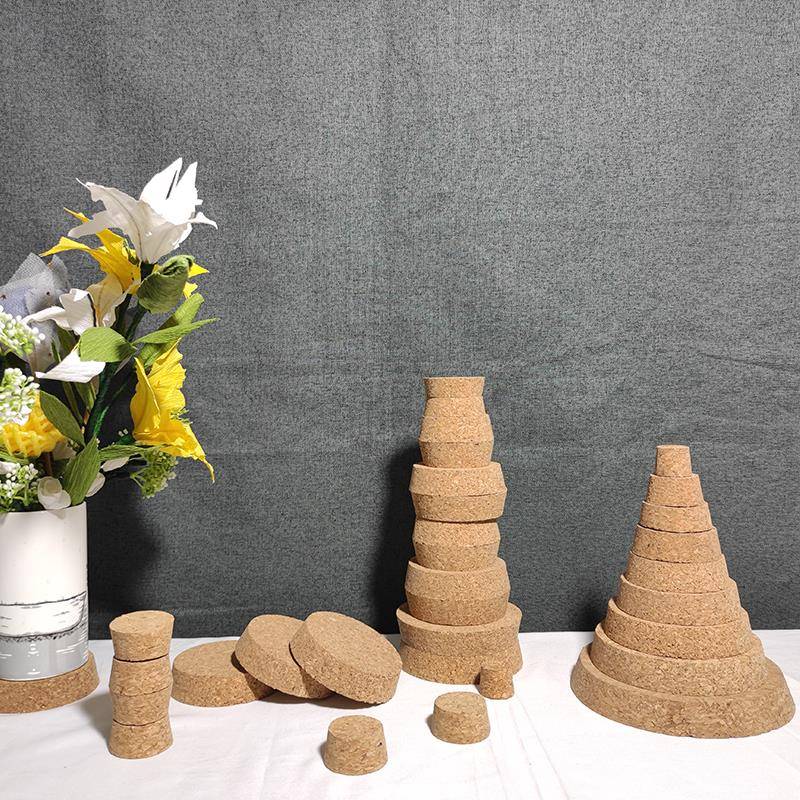 干花玻璃罩底座锥形软木塞瓶盖玻璃瓶塞子泡酒缸盖子陶瓷瓶封口盖