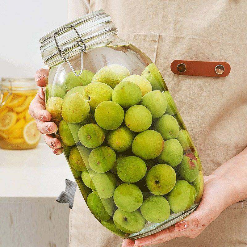 密封罐玻璃透明瓶子泡酒泡菜坛子腌咸菜黄桃罐头空瓶小储物糖罐子,厨房/烹饪用具,密封罐,淘宝优惠券,粉丝福利购,淘宝优惠卷