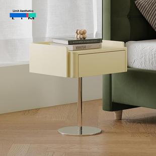 LIM界限包豪斯床边柜子奶油风卧室储物柜意式极简抽屉柜床头柜Z