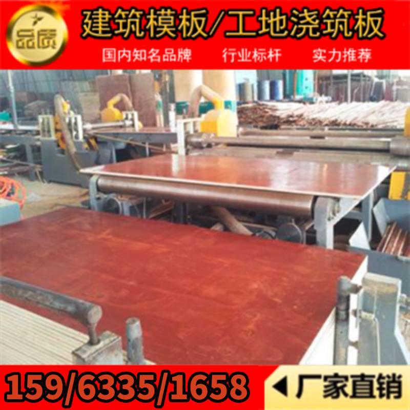 厂家直销工地工程浇筑水泥用木方胶合板防水耐磨建筑模板全国发货