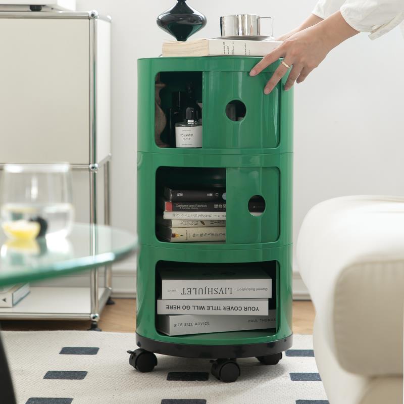 【UnicaFurn】北欧圆形床头柜现代ins简约创意柜迷你储物收纳边柜