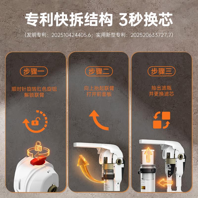 GOTG3S-SY01前HO库硕白瓶置过大滤器全屋净水O系统家用自来水过滤