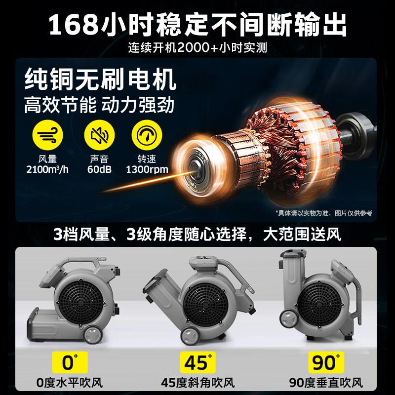 德商国除吹地机地面吹干机地毯厕所地板强力湿吹干通风机A用B28