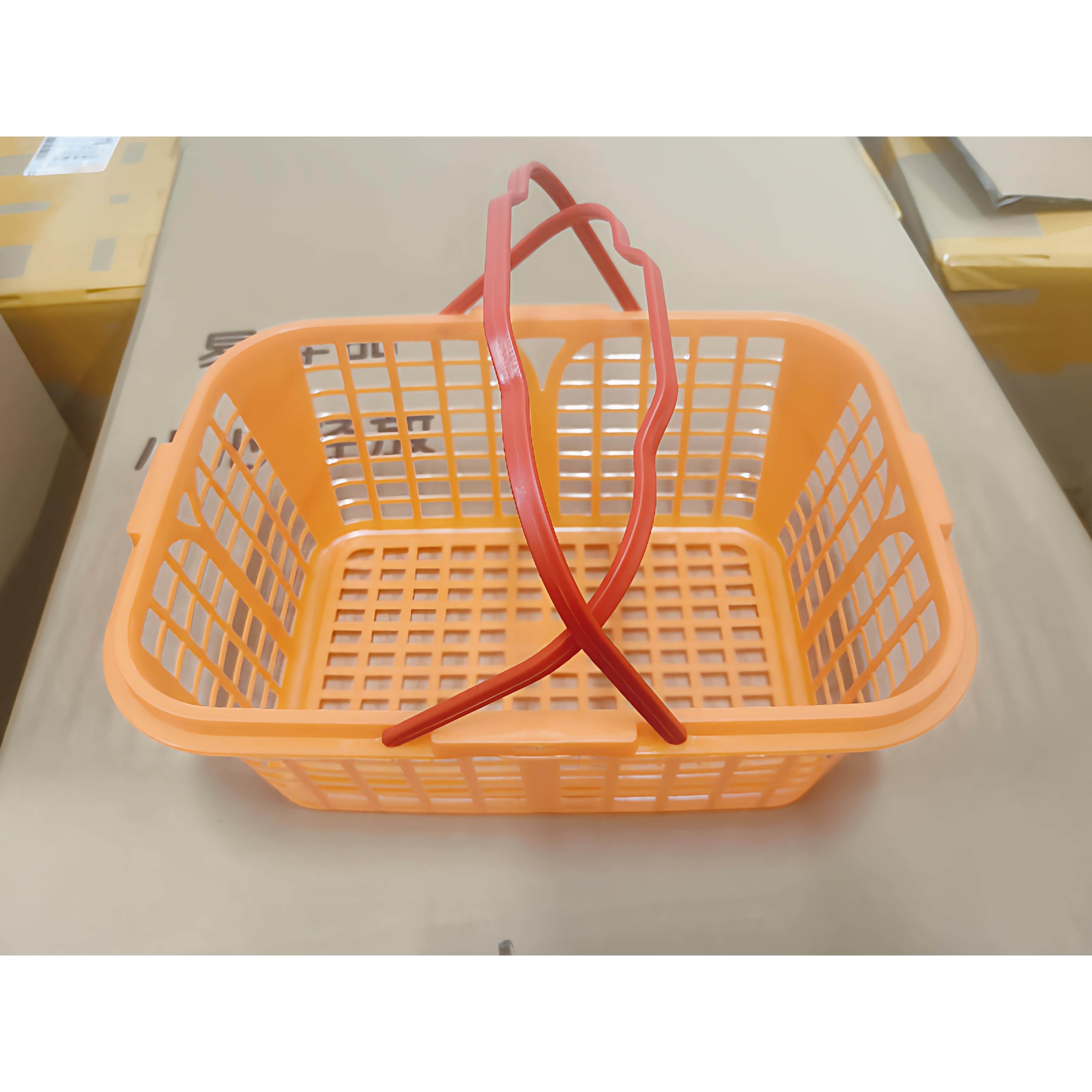 2新料-5斤枇塑料篮李子杏子水果杷蓝RKG砂糖橘筐黄子皮果桔色手提