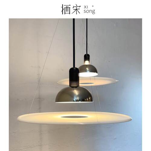 XS-大意利f餐ribi厅吊灯中古包豪斯餐桌灯现s代简约设计师极简飞