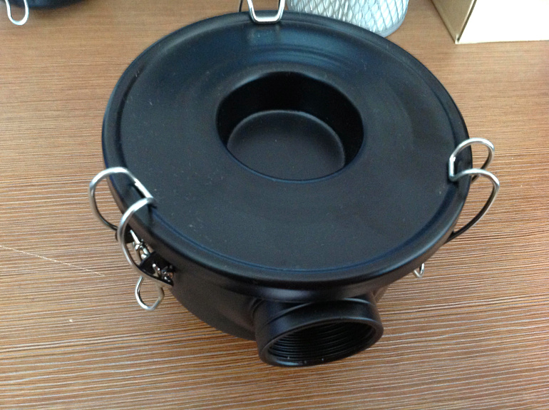 F004-1真空泵过滤器内螺纹1寸 外径146mm高110mm