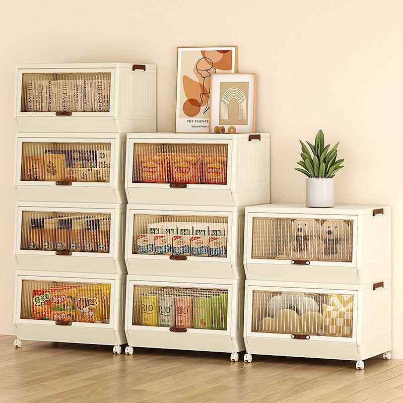 林啾收纳箱可折叠收纳柜家用客厅玩具柜子储物柜零食置物儿童衣柜